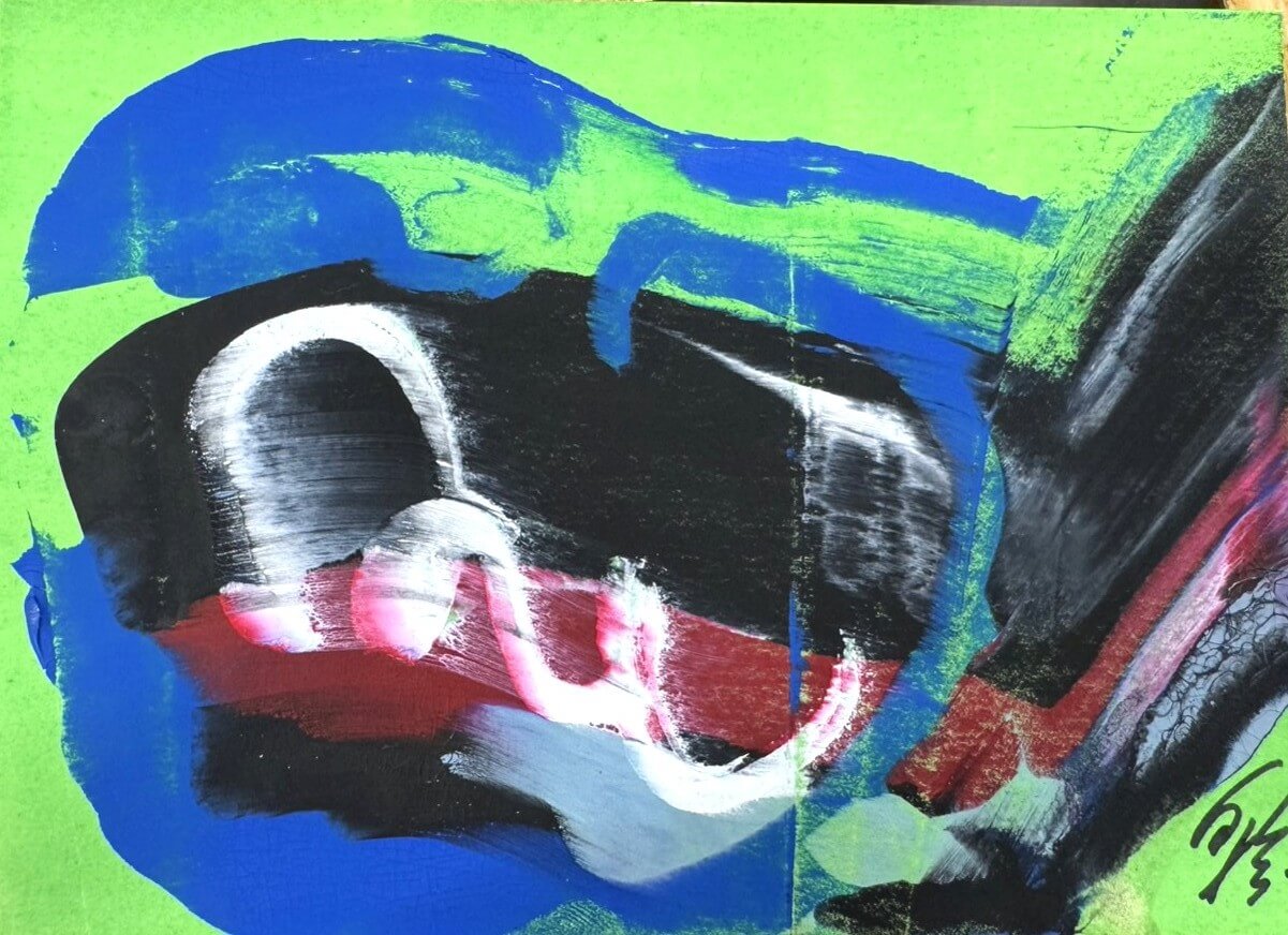 白髪一雄