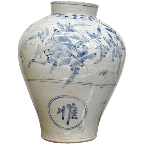 李朝　古染付　古玩　朝鮮陶器　アンティーク李朝　菓子鉢　蔵出し　鑑賞陶器　１客 李朝 古染付 古玩 朝鮮陶器 アンティーク李朝 菓子鉢 蔵出し 鑑賞陶器 1客