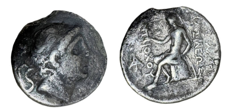 古代ギリシャ銀貨(ヘラクレス図)