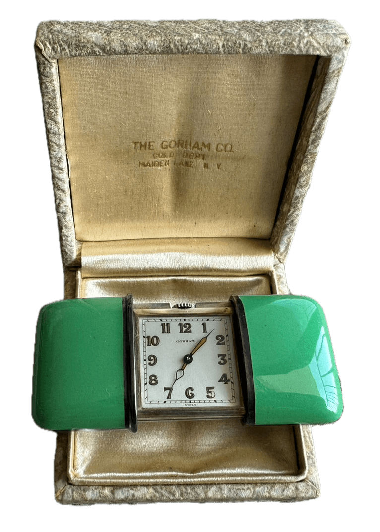 ゴーハム社(THE GORHAM CO.)製のトラベルウォッチ