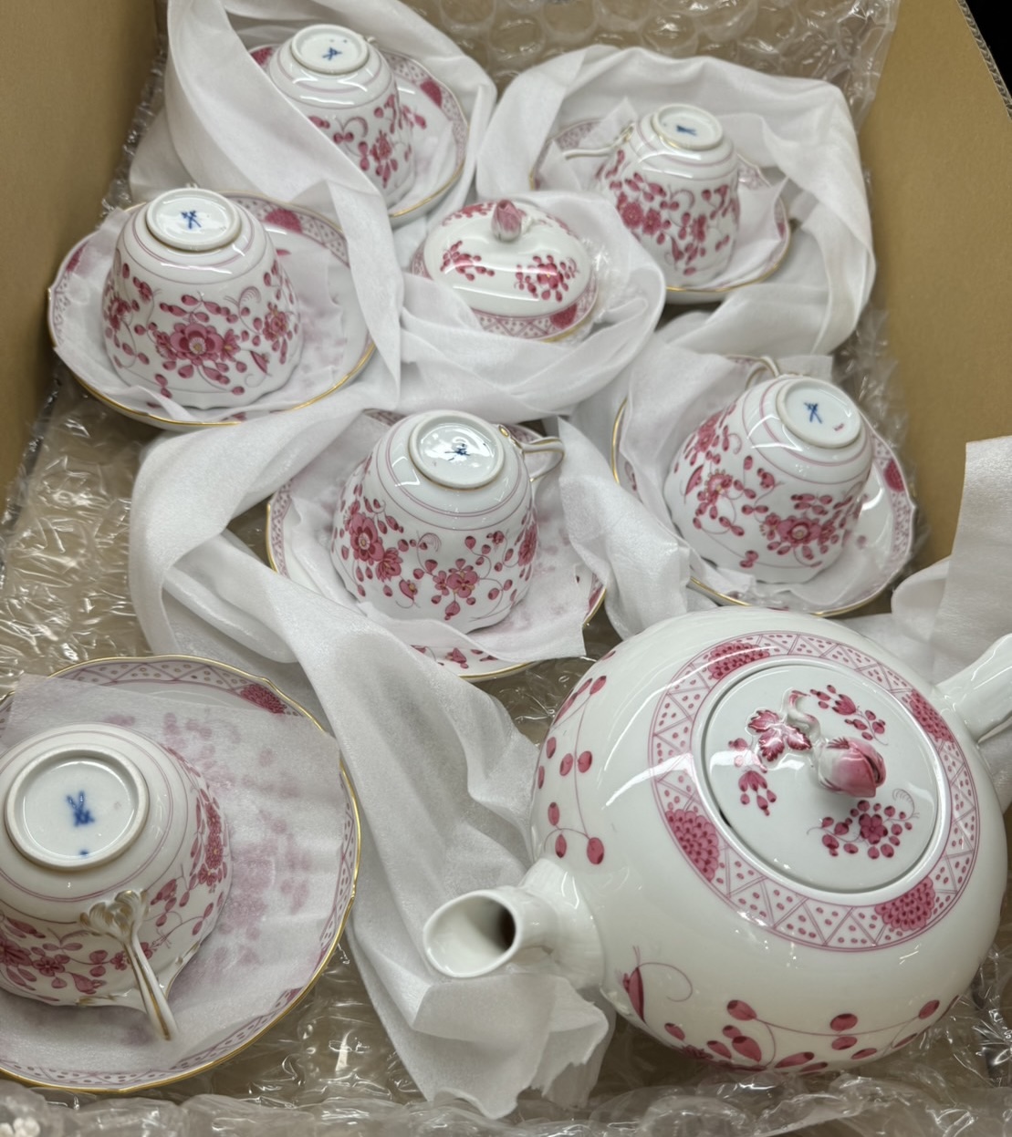 マイセン ティーセット「インドの華」