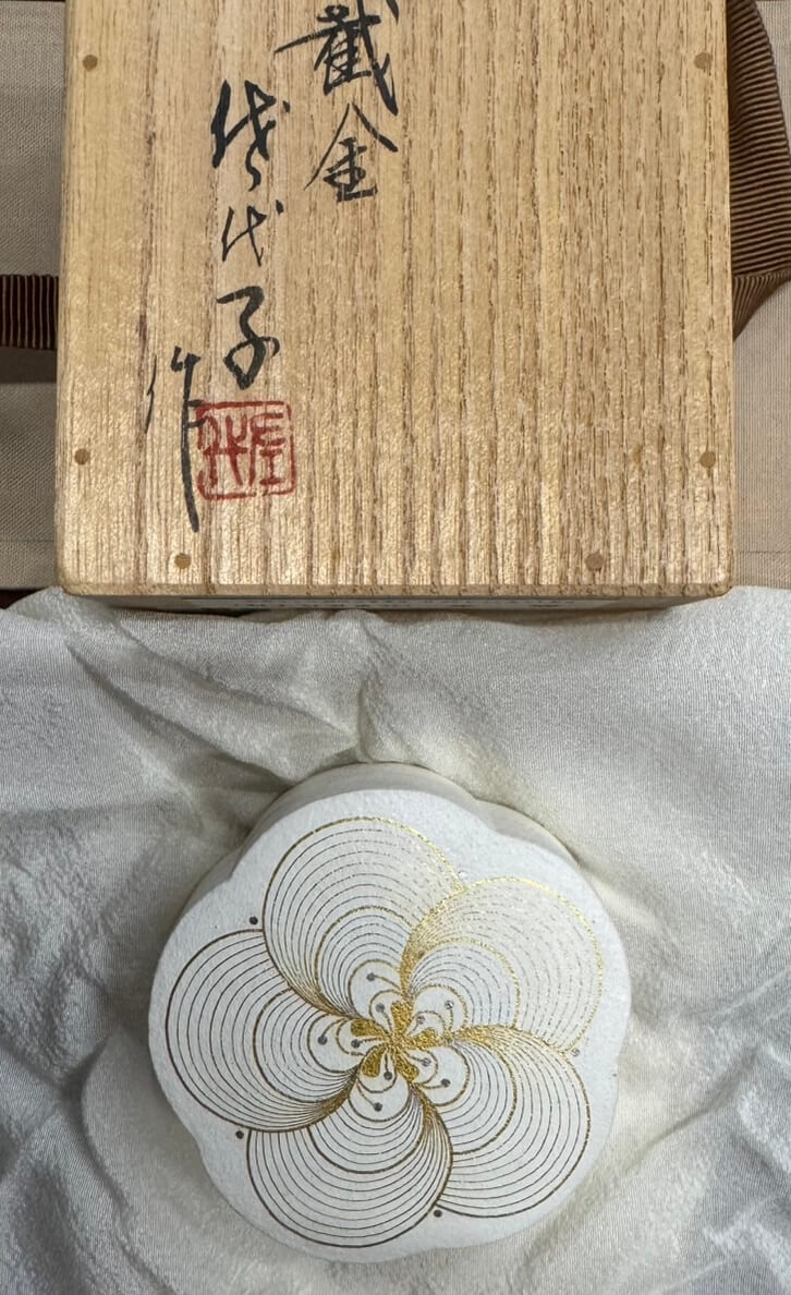 江里佐代子の截金(きりかね)香合