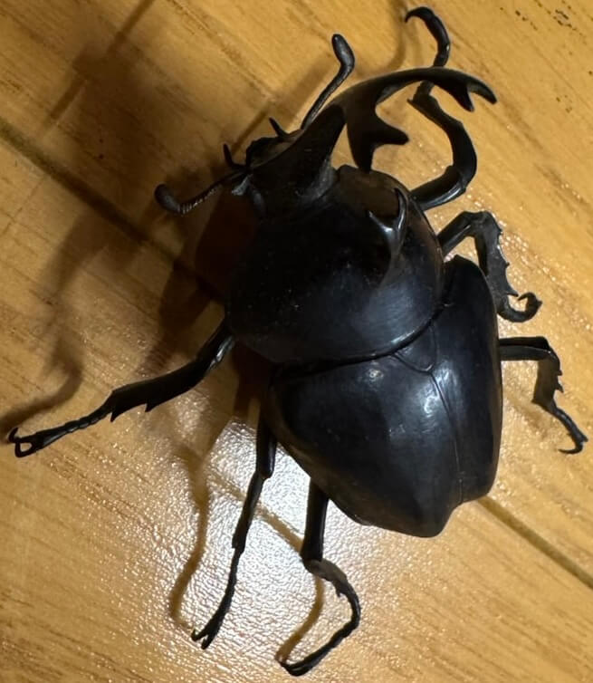 彫金の甲虫