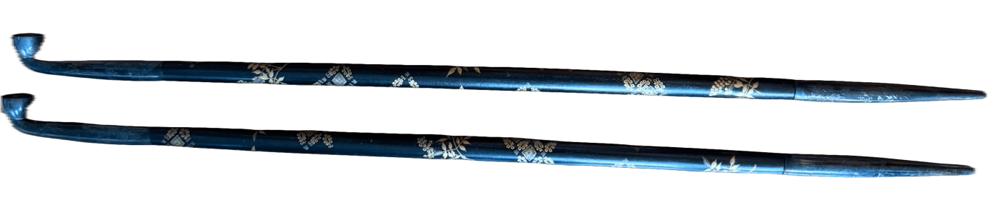 蒔絵の煙管(きせる)