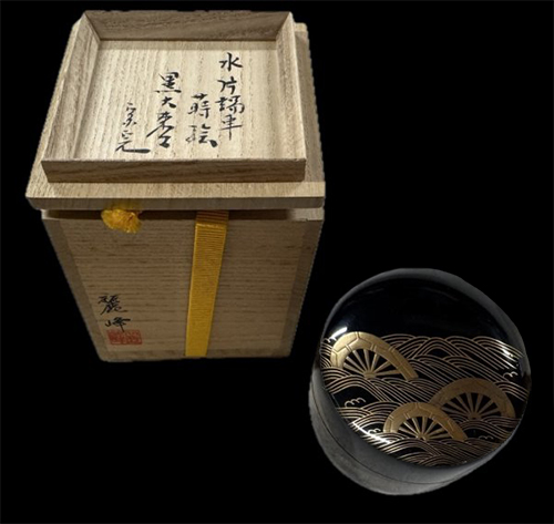 蒔絵 片輪車 棗