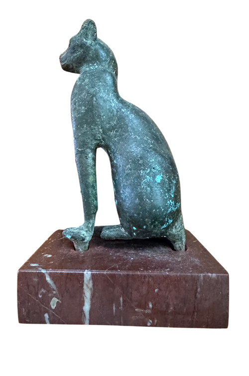 エジプト猫 青銅像