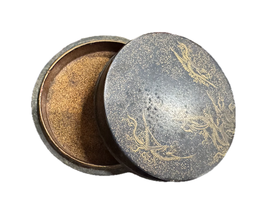 金蒔絵の香合