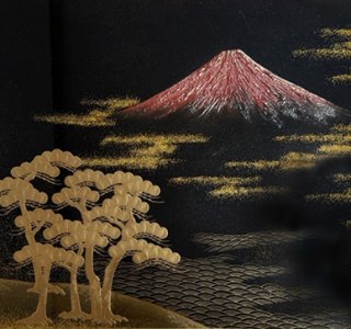 清瀬一光「吉祥赤富士」