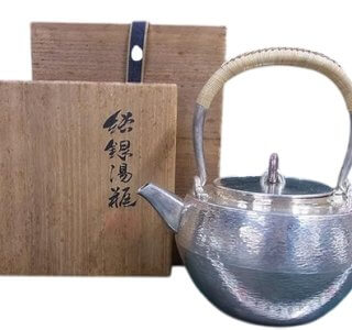 秦蔵六 純銀湯瓶