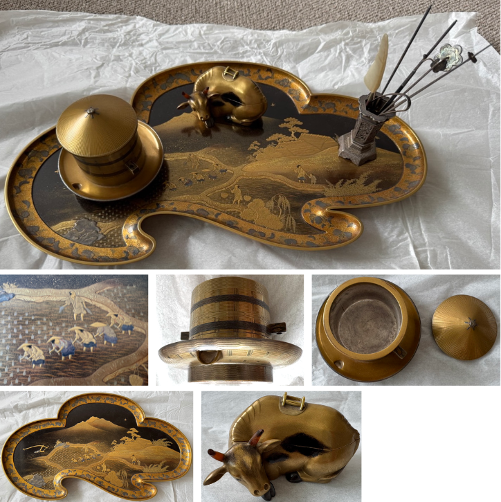 蒔絵（まきえ）香道具一式