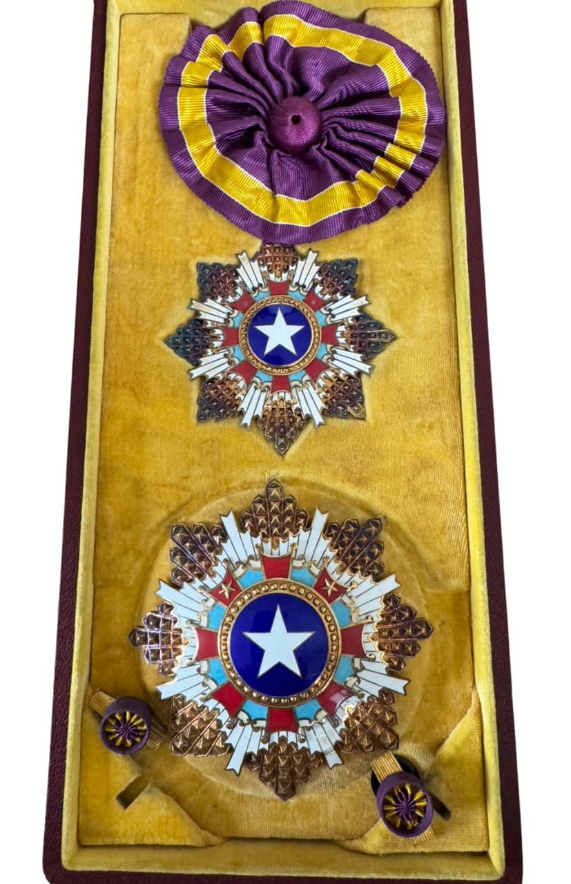 中華民国二等景星勲章(Order of Brilliant Star, Grand Officer Class)