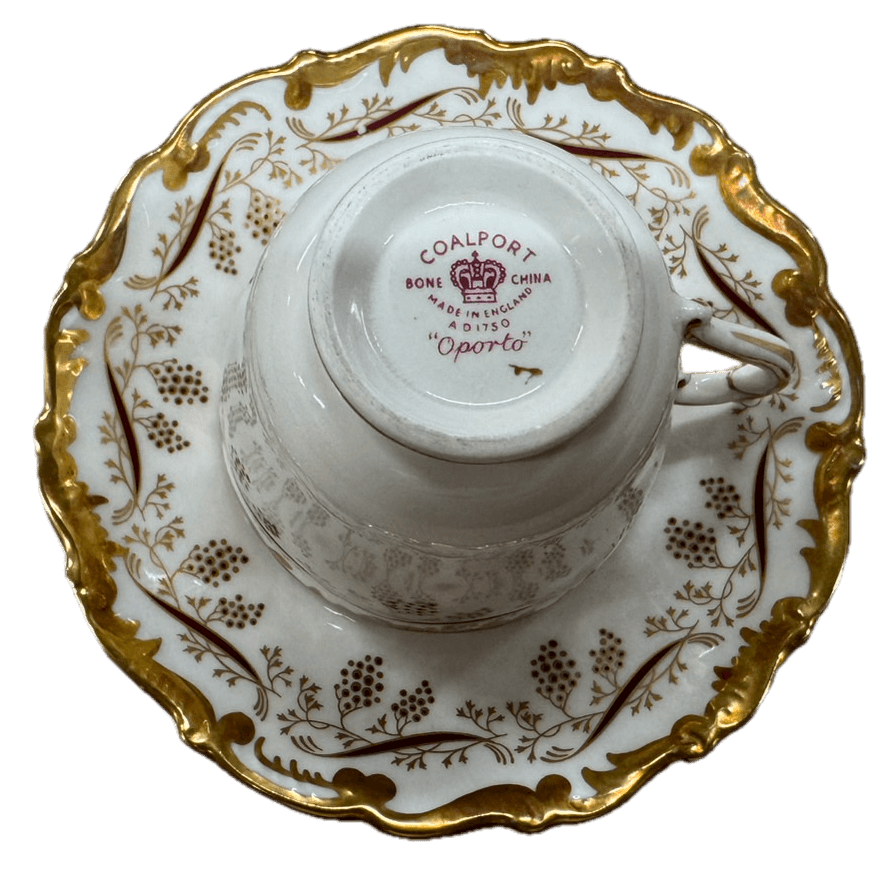 コールポート (COALPORT) のカップ&ソーサー