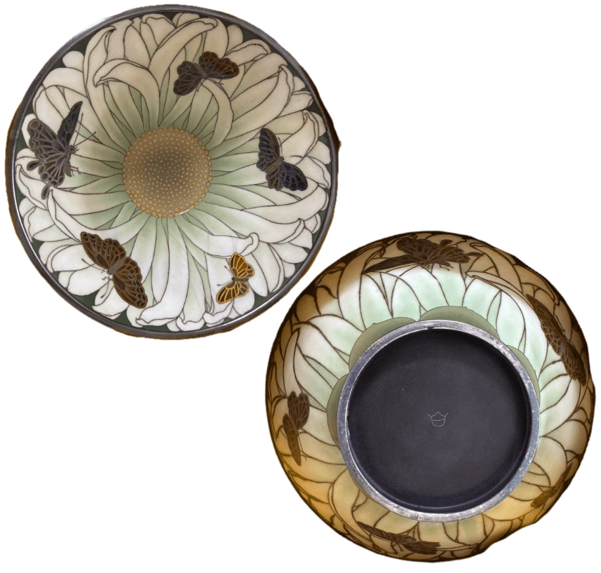 権田広助(ごんだ ひろすけ)による尾張七宝鉢