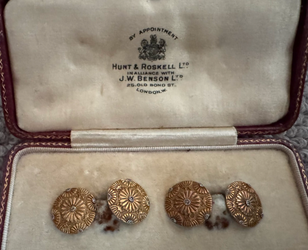 ハント＆ロスケル(HUNT & ROSKELL) カフスボタン