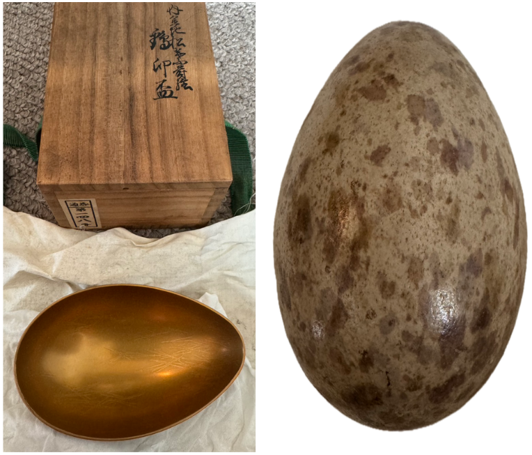 鶏卵を象(かたど)った盃