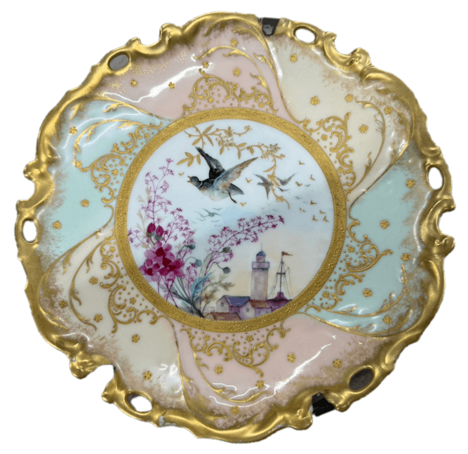 リモージュ磁器 絵皿