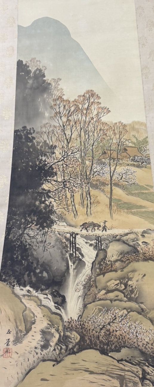 川合玉堂（かわい ぎょくどう）の掛け軸