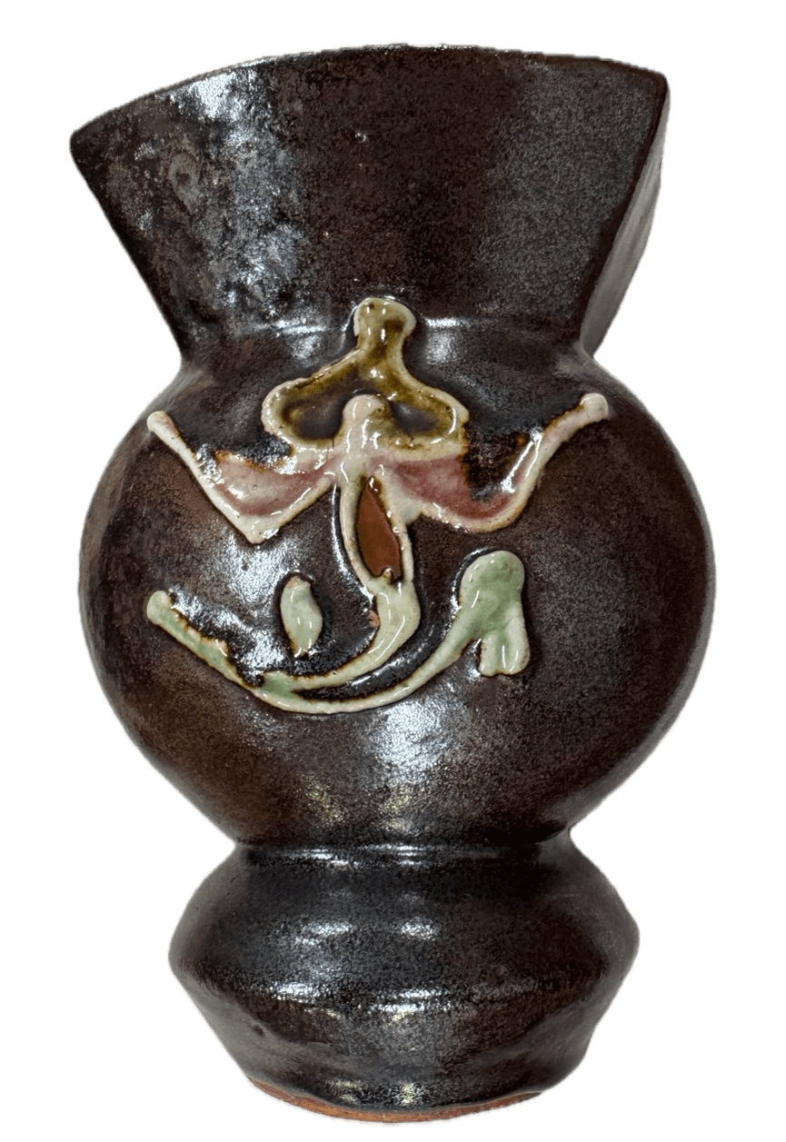 河井寛次郎 呉洲辰砂 花扁壷 | 買取実績 | 骨董品買取専門の古美術永澤