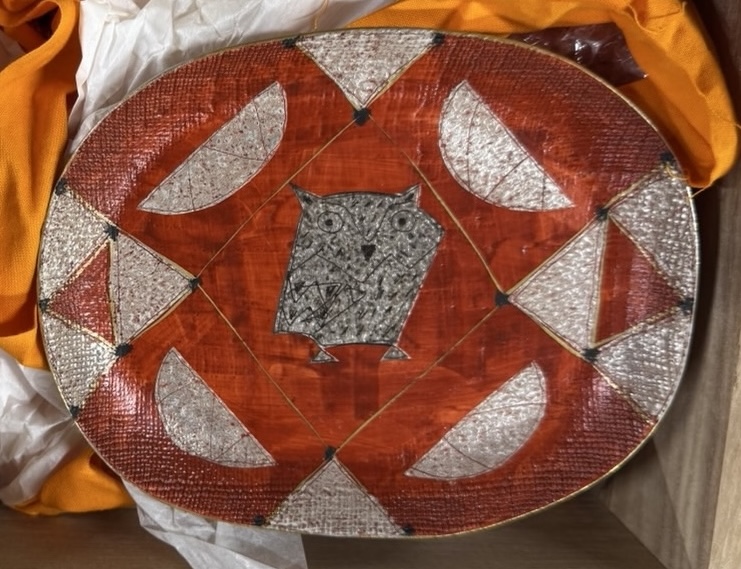 前田正博による色絵皿