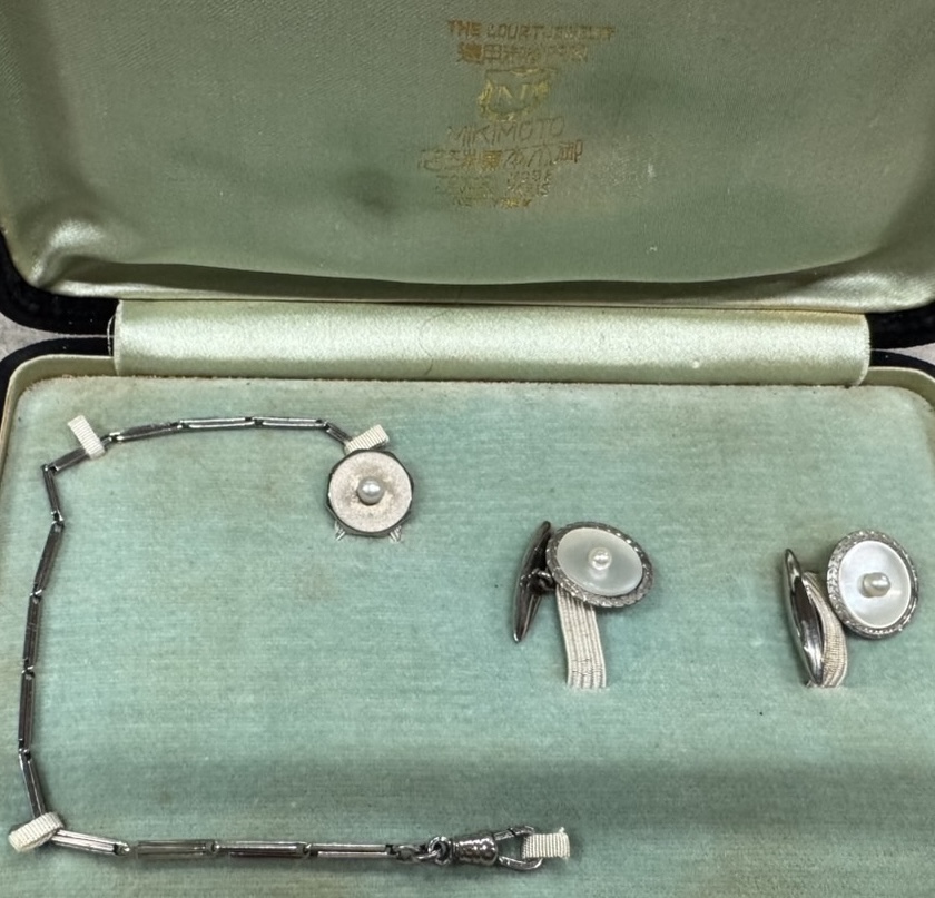 MIKIMOTOのタイピン カフスボタン