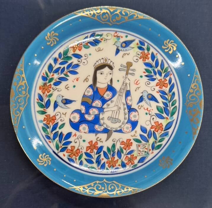 幸兵衛窯 ペルシア色絵 陶額 | 買取実績 | 骨董品買取専門の古美術永澤