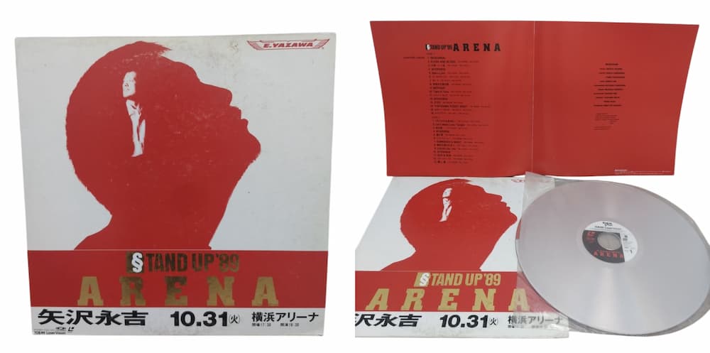 レーザーディスク「矢沢永吉『STAND UP ’89 ARENA』 (1990年/東芝EMI)」