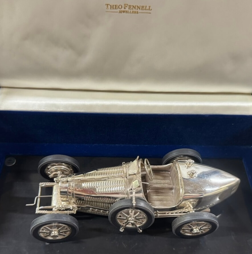 純銀 クラシックカー置物