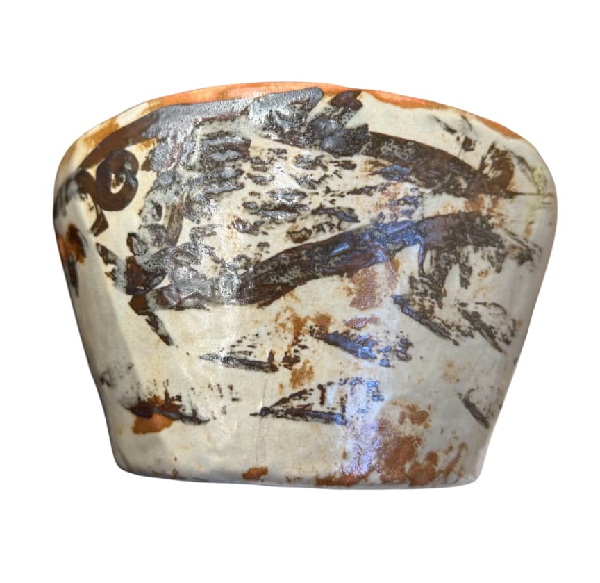 北大路魯山人作 絵瀬戸 水指