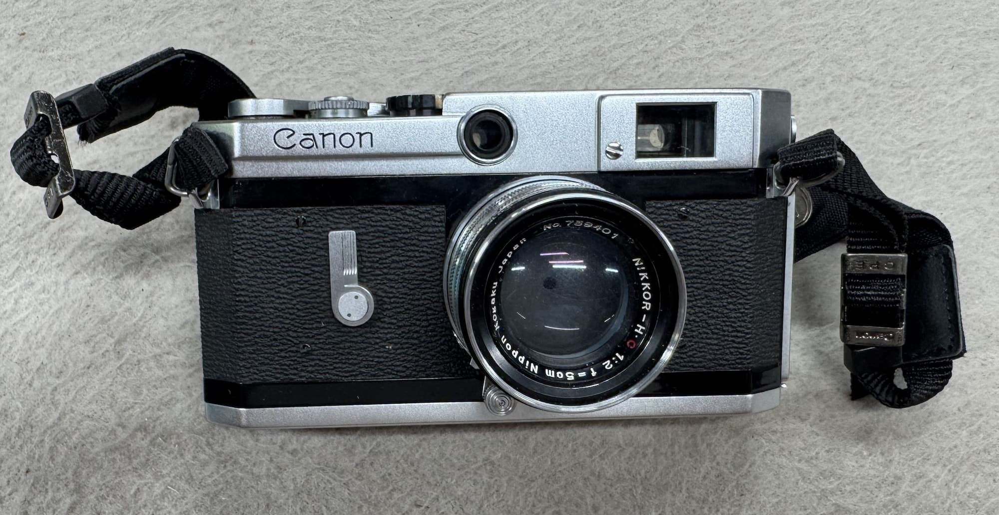 Canon(キャノン) 1959年 35mmレンジファインダーカメラ「Canon P(ポピュレール)」