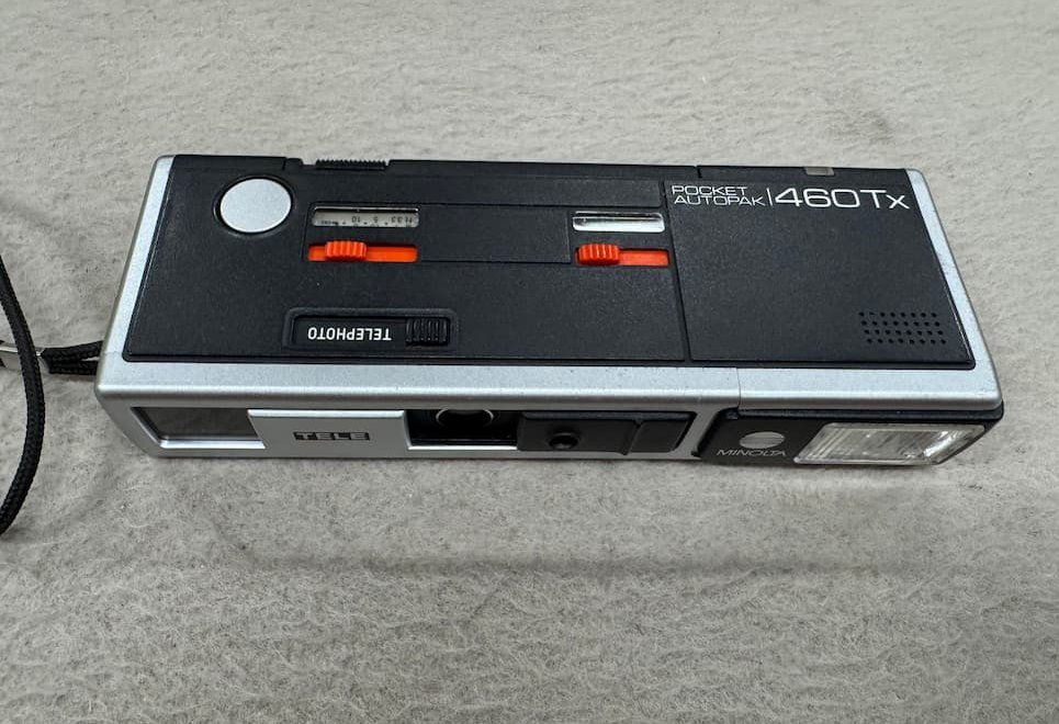 ミノルタ(Minolta) フィルムカメラ「Minolta Pocket Autopak 460Tx(ミノルタ ポケットオートパック 460Tx)」