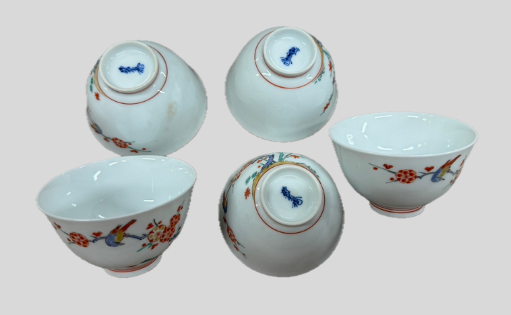 柿右衛門様式の湯呑揃え