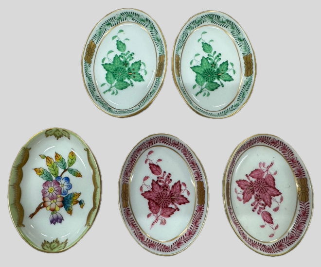 ヘレンド(HEREND)のオーバルプレート