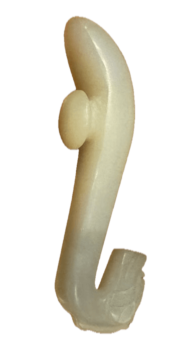 白玉(はくぎょく)製の筆架(ひっか)