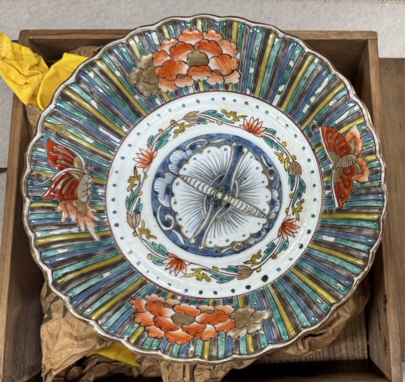 古伊万里 金襴手(きんらんで)鉢