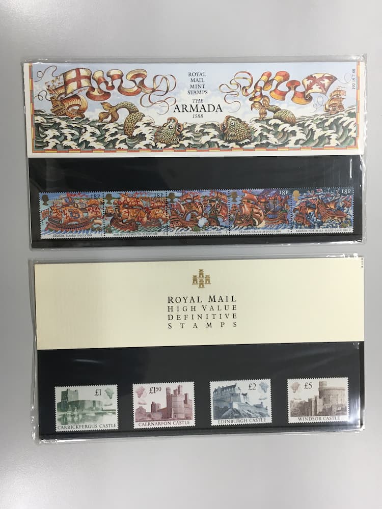 ロイヤル・メール 記念切手 / 普通切手セット