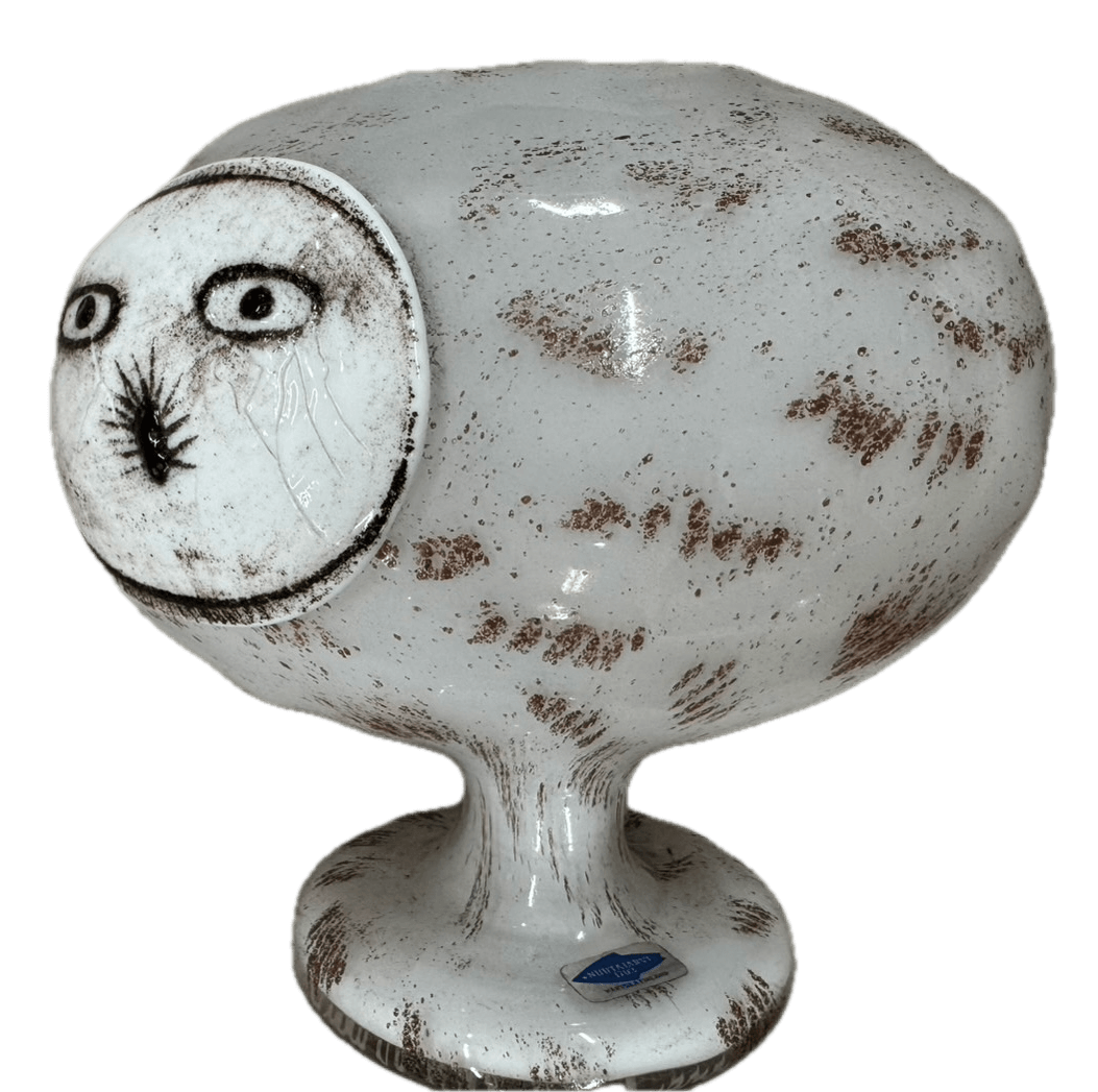 オイバ・トイッカ作 ヌータヤルヴィ(Nuutajärvi) ラップランドオウル ガラス置物