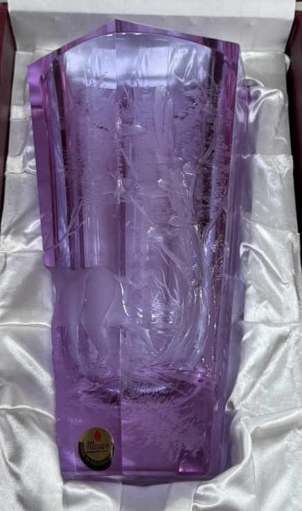 モーゼル（MOSER）クリスタルガラス花瓶