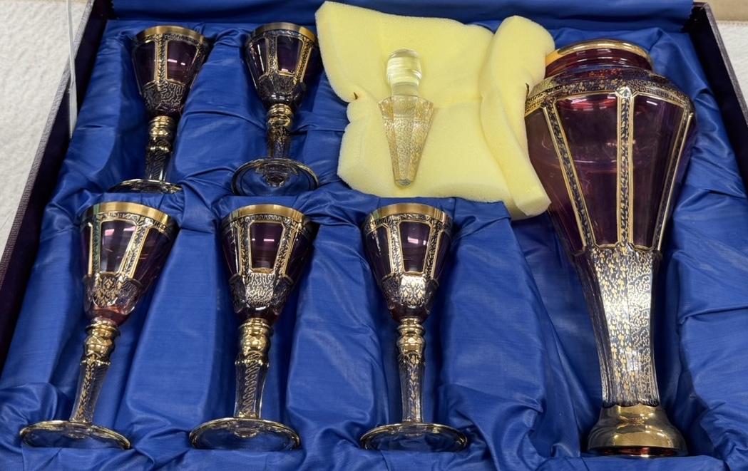 ボヘミアグラスセット