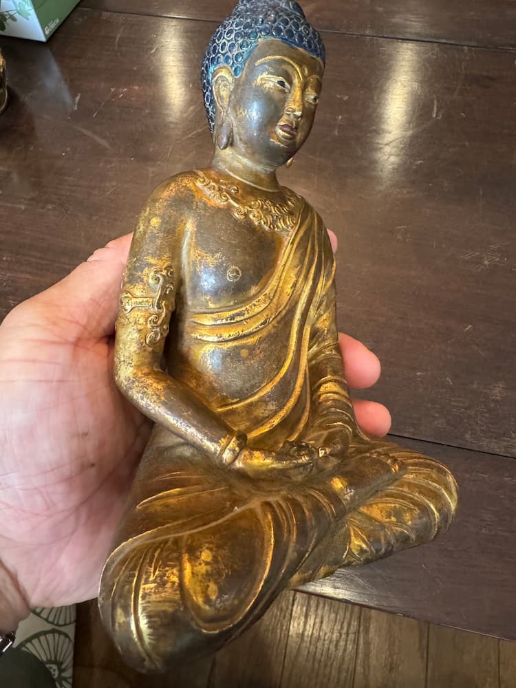 ｢金銅釈迦如来坐像｣