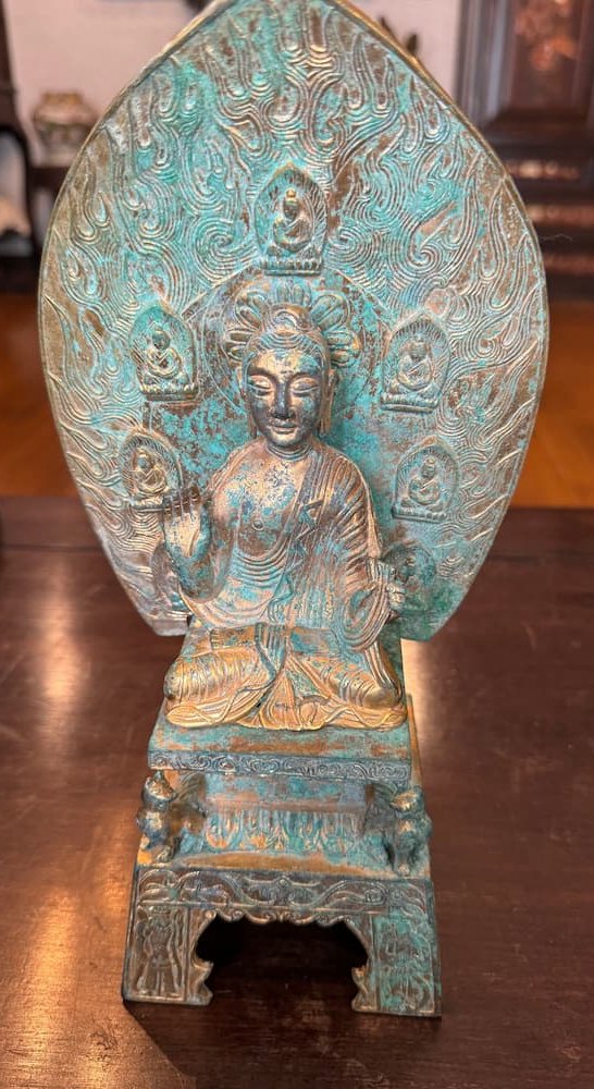 北魏 永安二年銘 金銅釈迦牟尼仏坐像