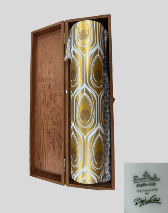 ローゼンタール(ROSEN THAL)スタジオライン「ピーコック・フェザー」花瓶