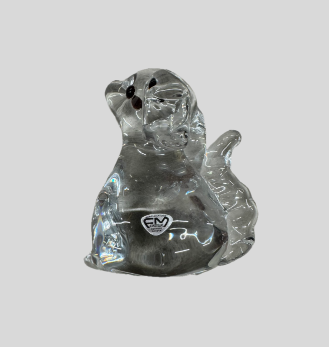 FM コンストグラスロンネビー(FM Konstglas Ronneby)の犬置物