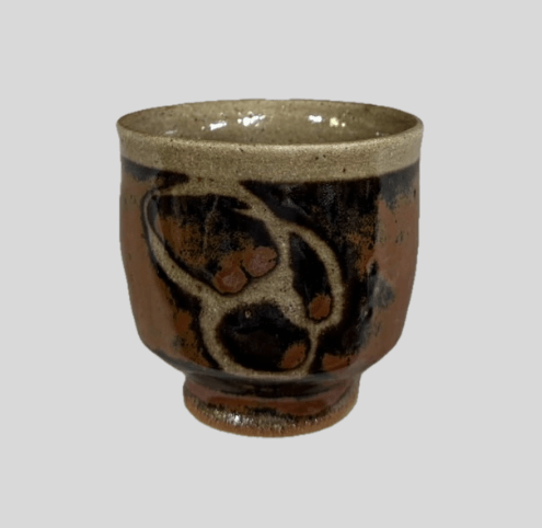 濱田庄司(はまだ しょうじ)柿釉湯呑