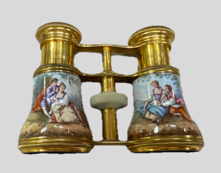 エナメルアンティークオペラグラス