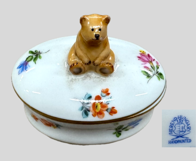 ヘレンド（HEREND） の蓋付き容器