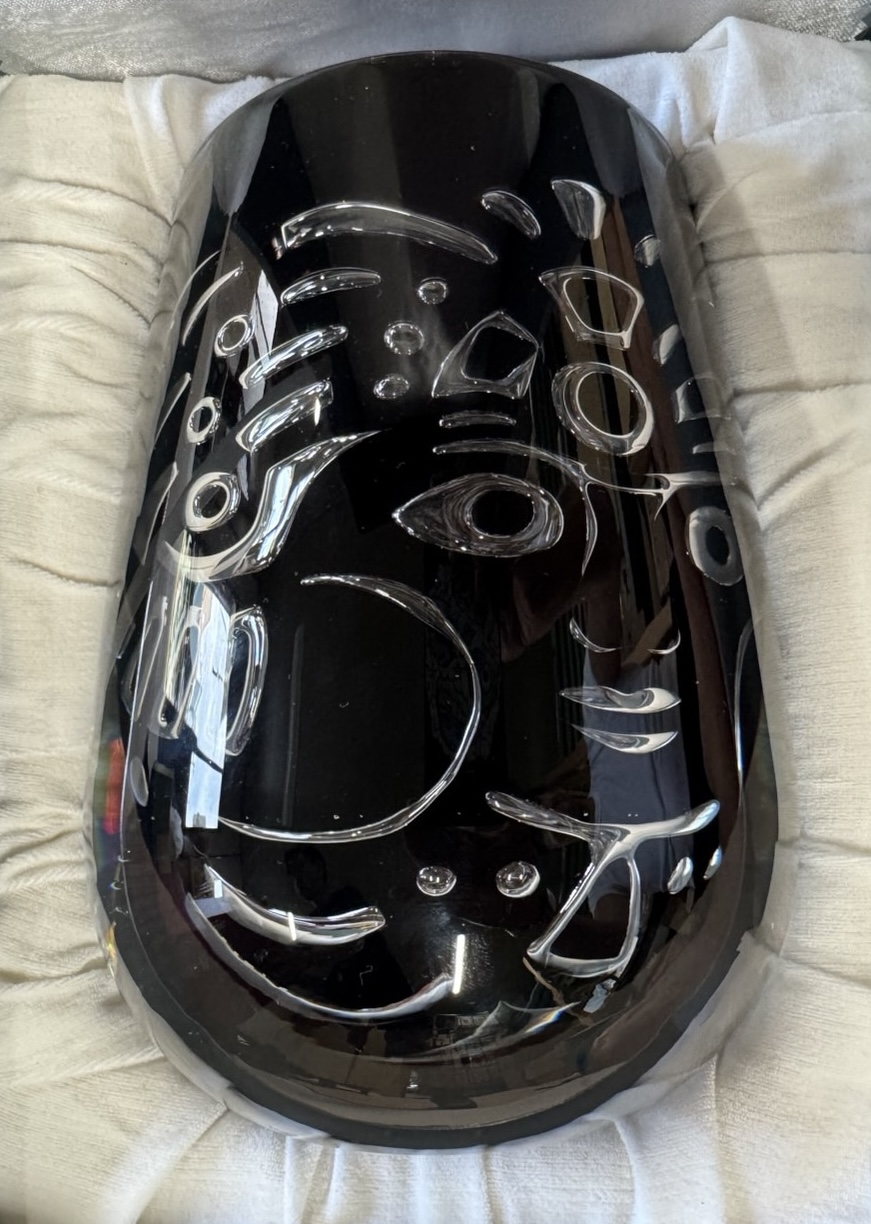 オレフォス（Orrefors） クリスタルガラス花瓶