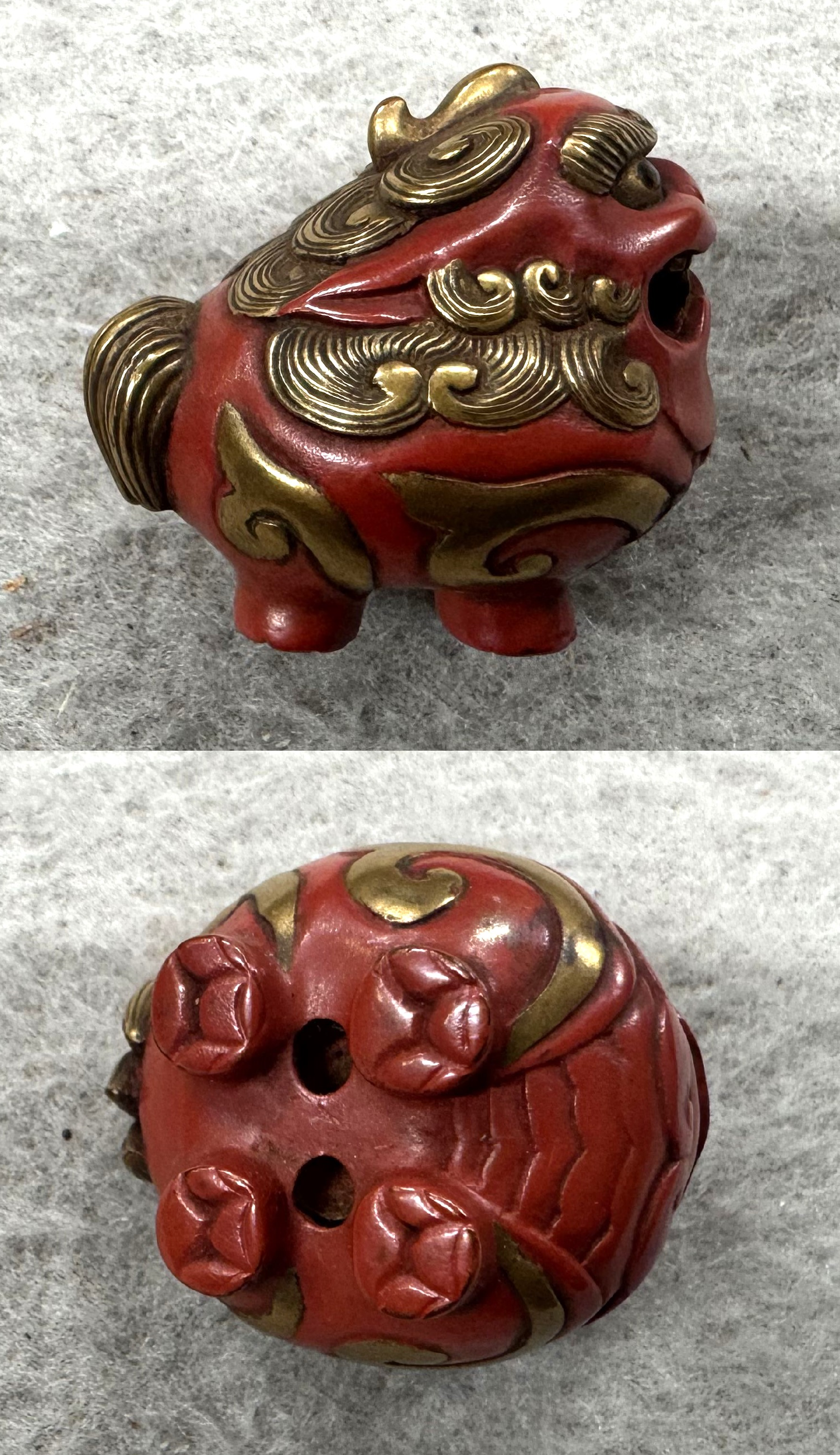 珍獣根付 神獣 貔貅（ひきゅう）