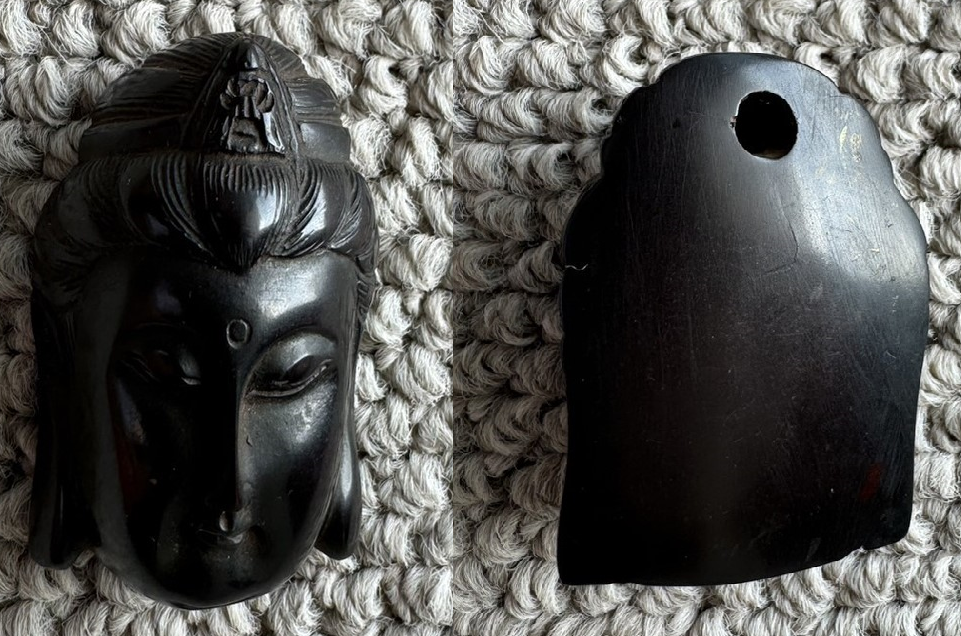 仏頭根付 観音菩薩