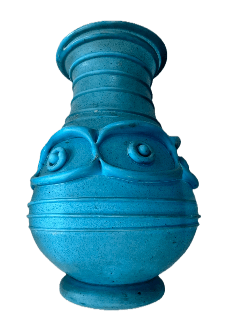 トルコブルー ガラス 花瓶