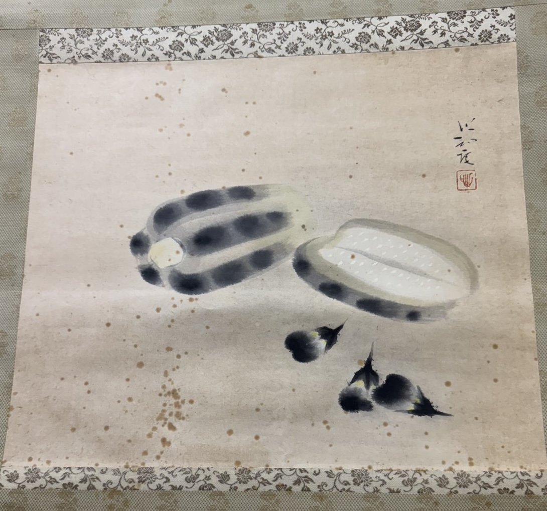 田中以知庵（たなか いちあん、1893-1958年）掛け軸「風果」